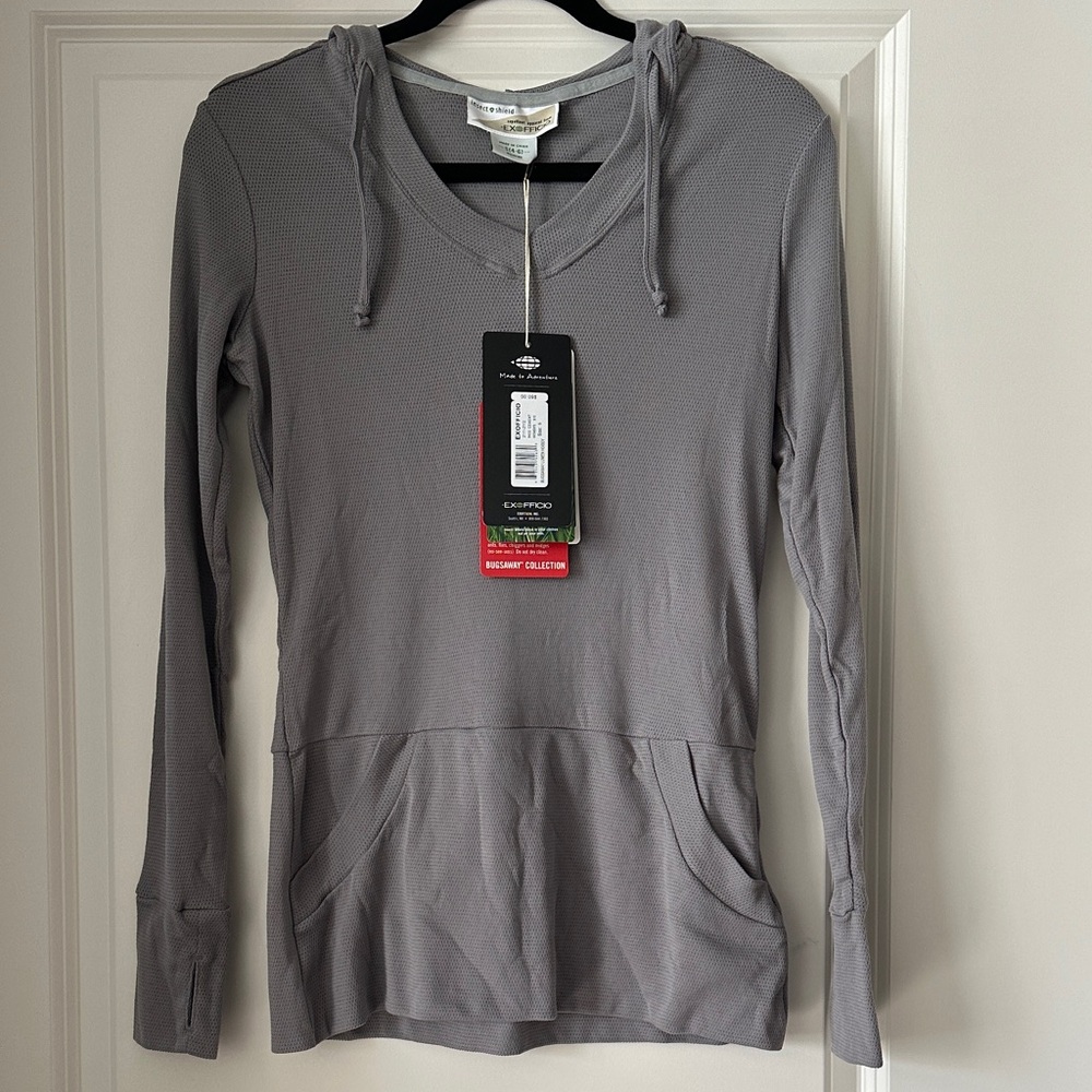 Exofficio Women's Gray Pullover Hoodie